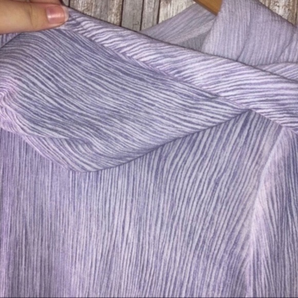 Soft Surroundings Purple Cowl Neck Tunic - Picture 5 of 8